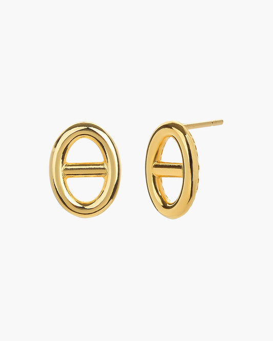 Erin Circle Stud Earrings