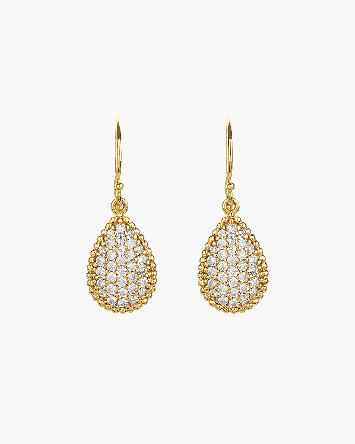 Leah Crystal Teardrop Earrings